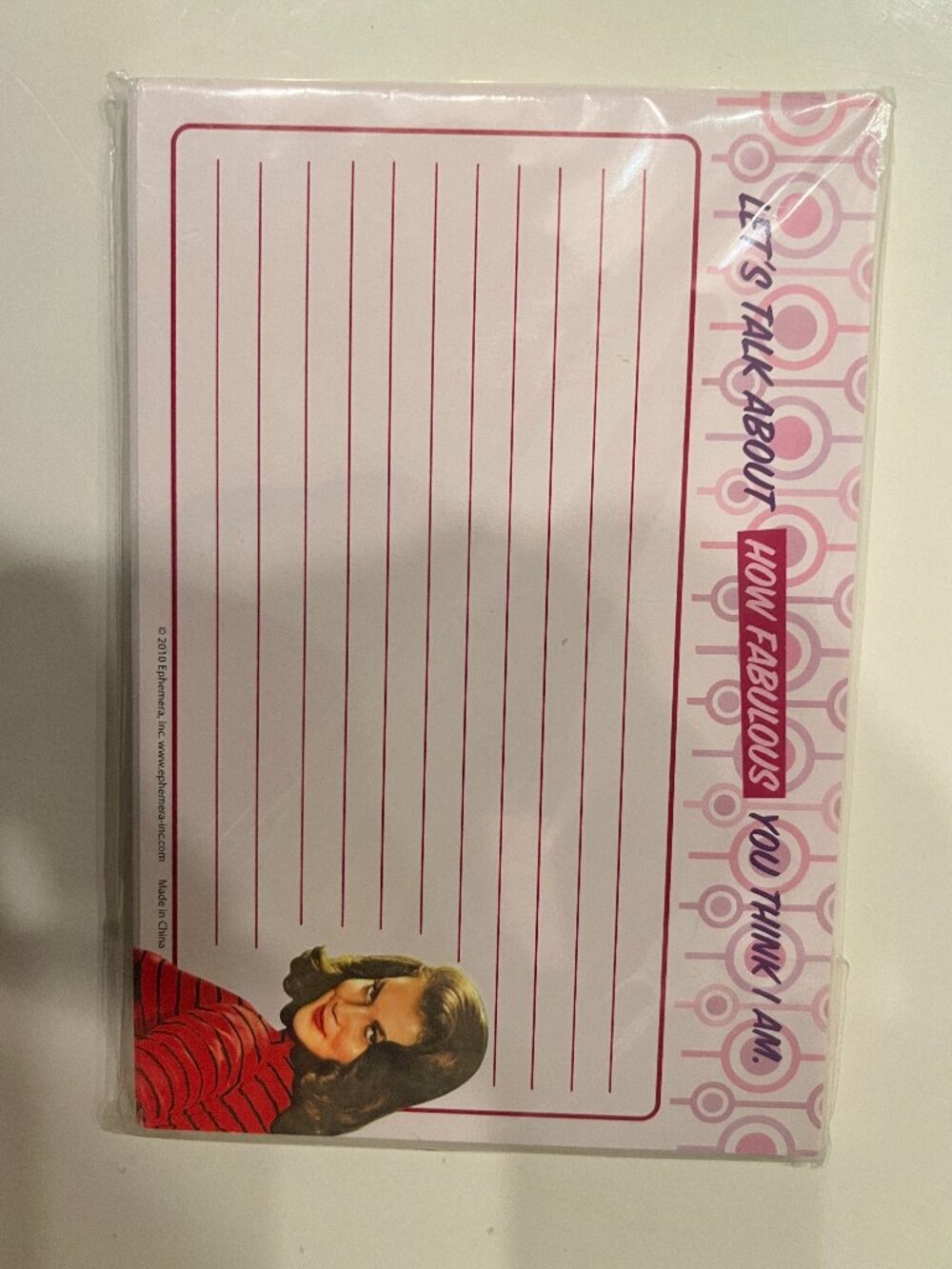 Recipe Cards - Let's Talk About How Fabulous I am (set of 30 by Epherma NEW)